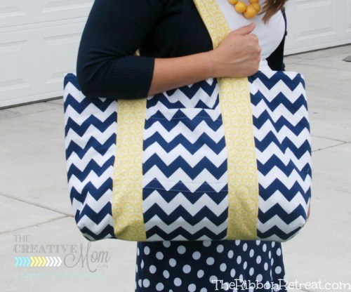 Jumbo Bag Tutorial - The Ribbon Retreat Blog